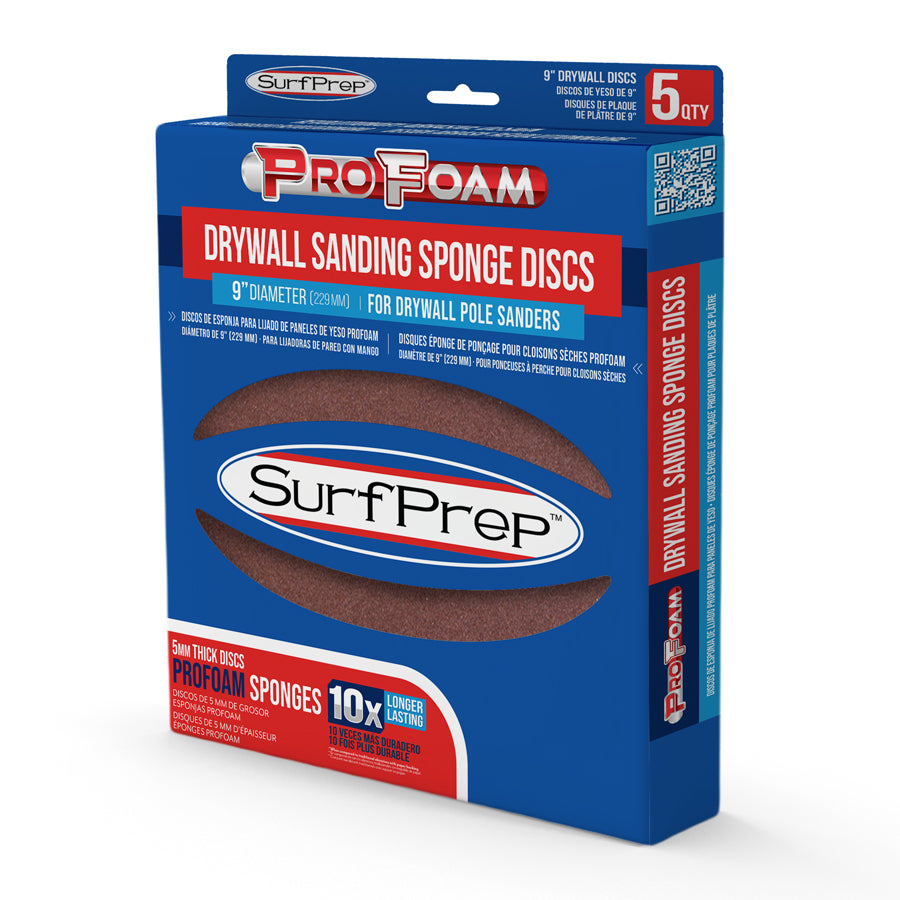 SurfPrep 9″ Drywall ProFoam Sanding Sponge Discs