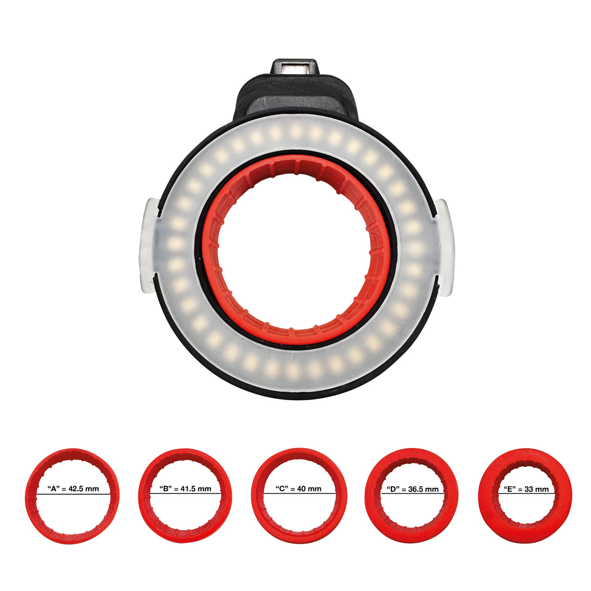 360 True Light Rubber Adapters (3 Piece Kit)