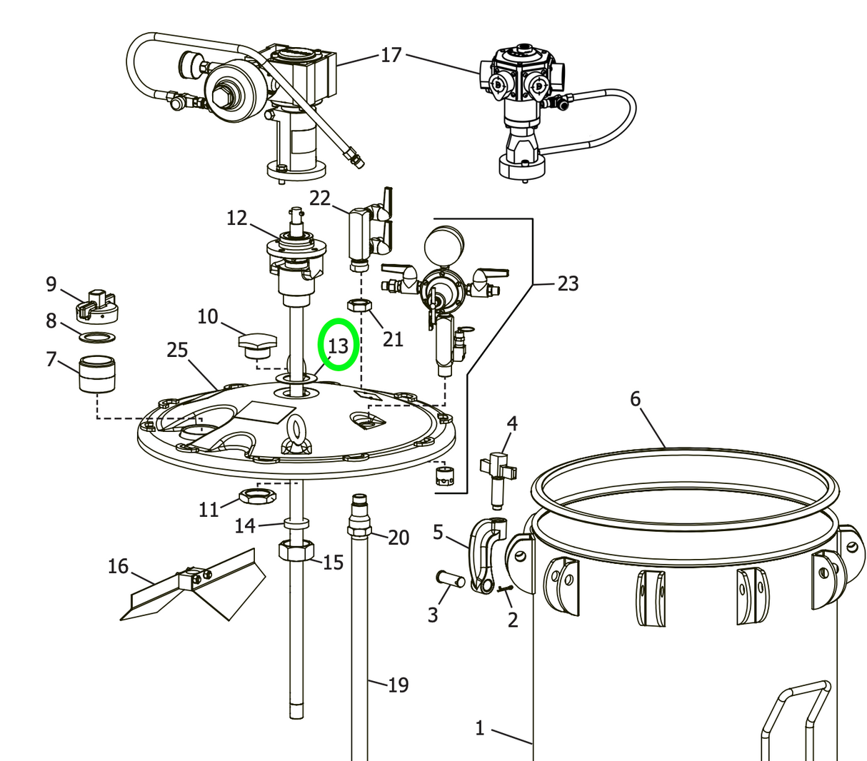 Binks, Package of 5 83-1472 Gasket