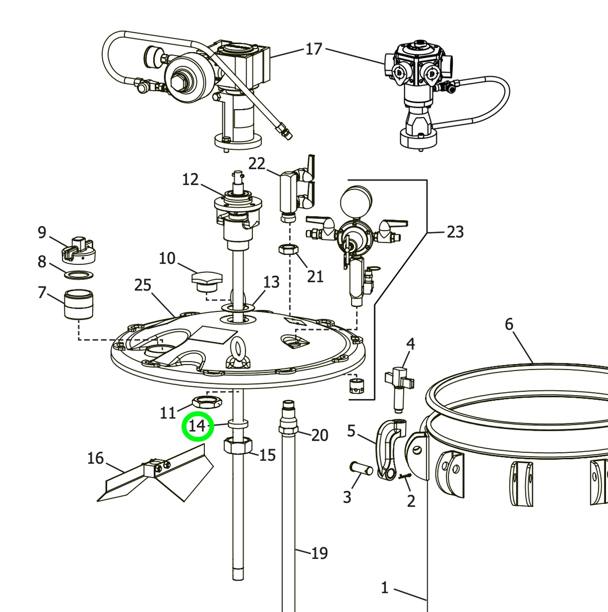 Binks, Washer 83-2117