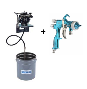 Binks DX70 Assembled Spray Outfits Including Spray Gun
