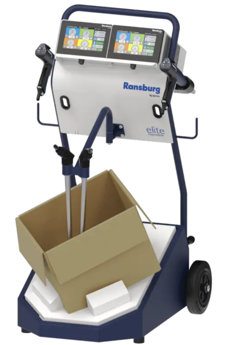 Ransburg Elite Series M5+ Manual Powder Cart - Dual Applicator