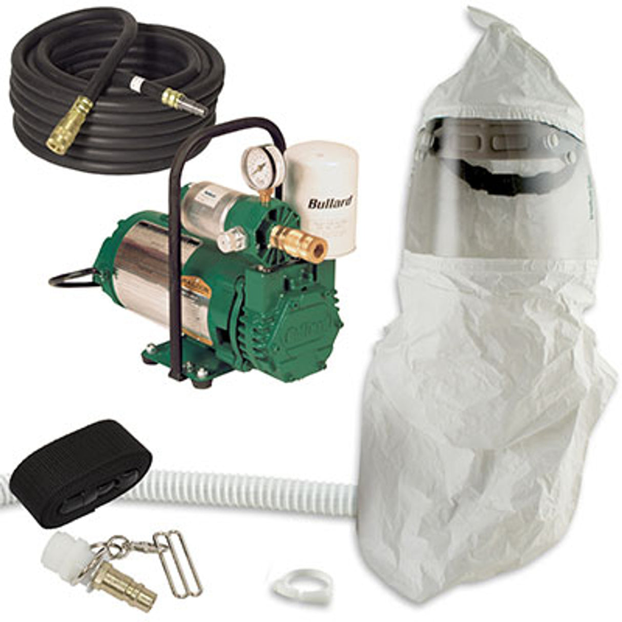 Pirate Brand - BULLARD®, Free Air Pump Respirator Package, CC20, F35 Constant Flow Connector, 1/2" Industrial Interchange