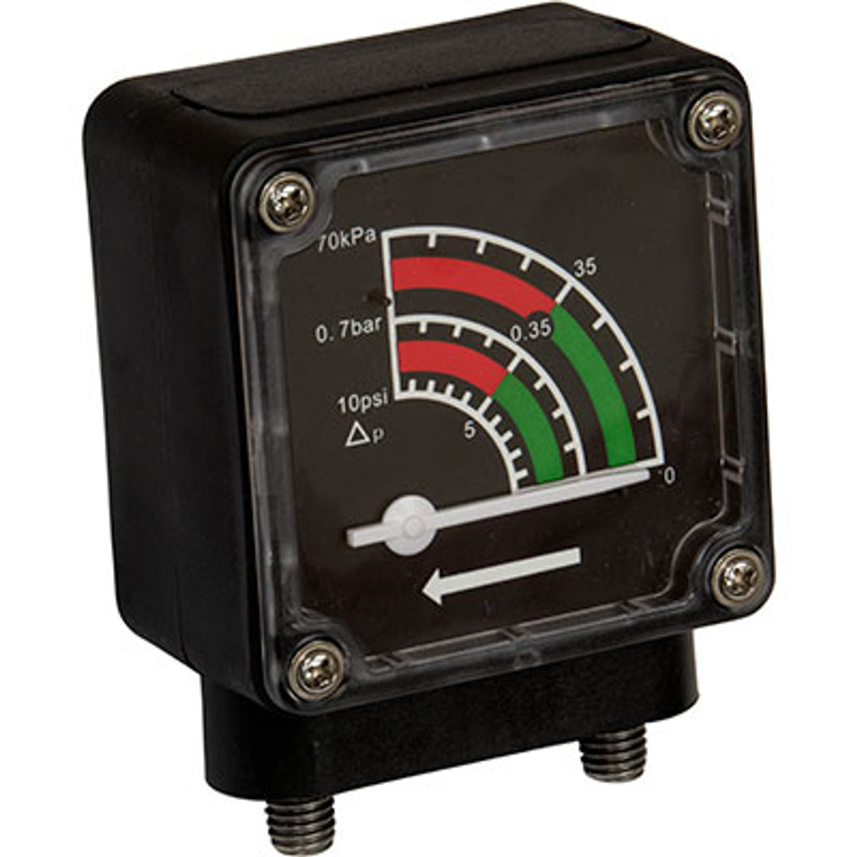 Pirate Brand - Schmidt Mfg Style, Differential Pressure Gauge, Coalescer