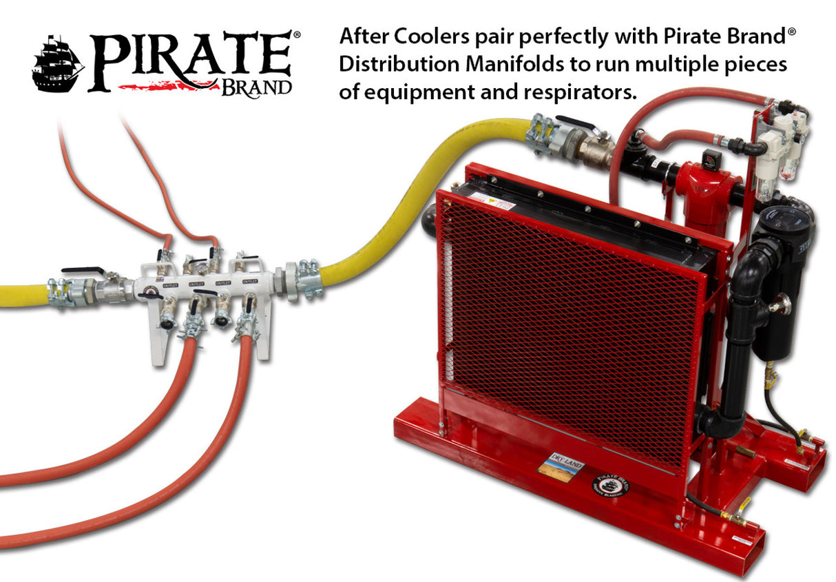 Pirate Brand - Dry Land™, After Cooler Skid Mounted System - 1600 CFM @ 100 PSIG or 2300 CFM @ 150 PSIG