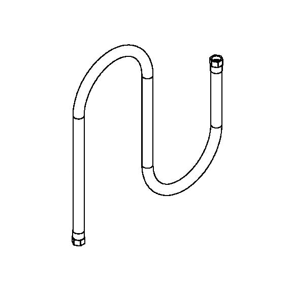 Binks DVX-246 Suction Hose, 1/2"