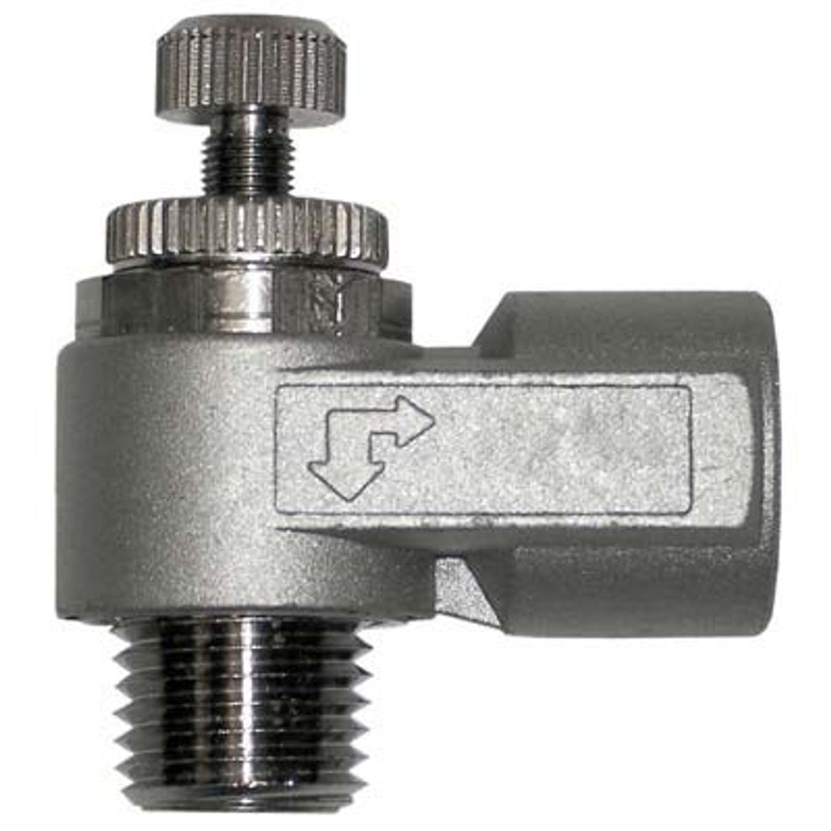 Pirate Brand - EMPIRE Style, Valve, Flow Control, 1/4" Right Angle (Basket Blaster Parts)