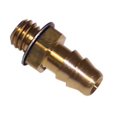Pirate Brand 521-101 Brass Connector 1/8" Tube x 10-32