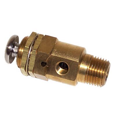 Pirate Brand 517-221 Push Button Valve, 3-Way