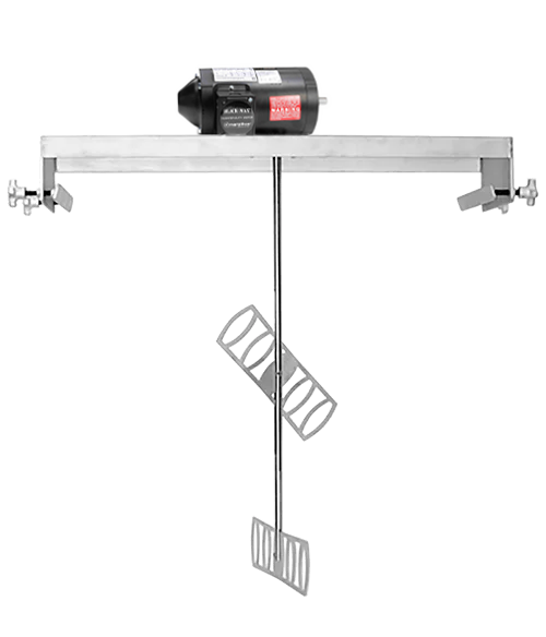 Heavy Duty Gear Reduced Tote Mixer With 1HP Electric Motor