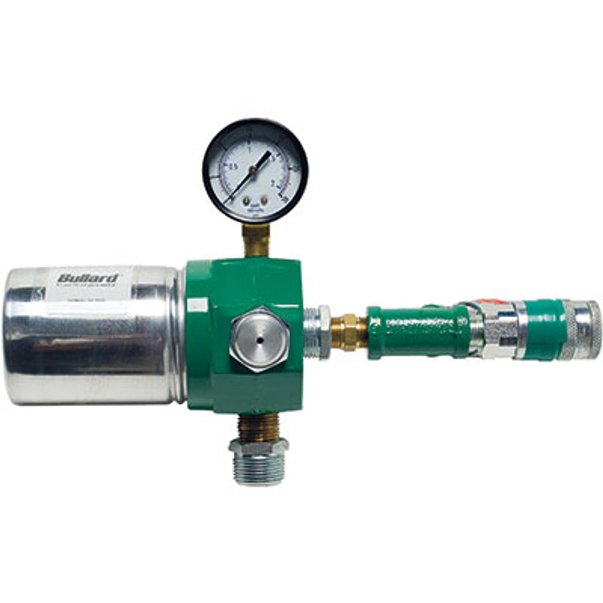 Pirate Brand - BULLARD® EDP16, Free Air Pump Inline Filter Assembly, 1/2" Industrial Interchange Quick-Disconnect Coupler, 3/8" NPT