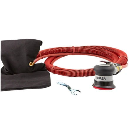 INDASA 3" Self-Generating Vacuum DA Sander, 3/32" Orbit