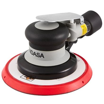 INDASA 6" Central Vacuum Ready DA Sander, 3/16" Orbit