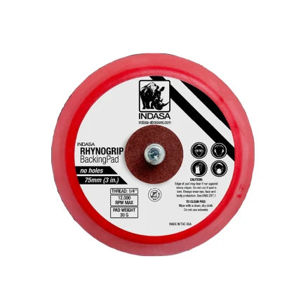 INDASA 3" Non-Vacuum DA Sander, 3/16" Orbit