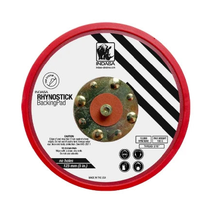 INDASA 5" Non-Vacuum DA Sander, 3/32" Orbit