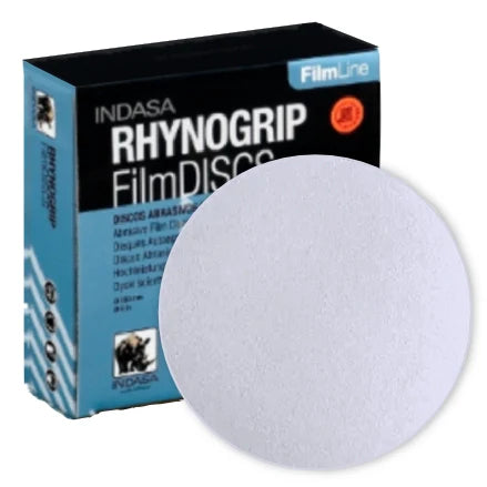 INDASA 6" FilmLine Rhynogrip Solid Sanding Discs, 7600F Series