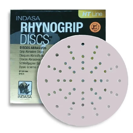 INDASA 6" Rhynogrip HTLine Ultravent Vacuum Sanding Discs, 8660 Series