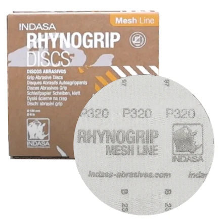 INDASA 5" Rhynogrip Mesh Line Vacuum Sanding Discs