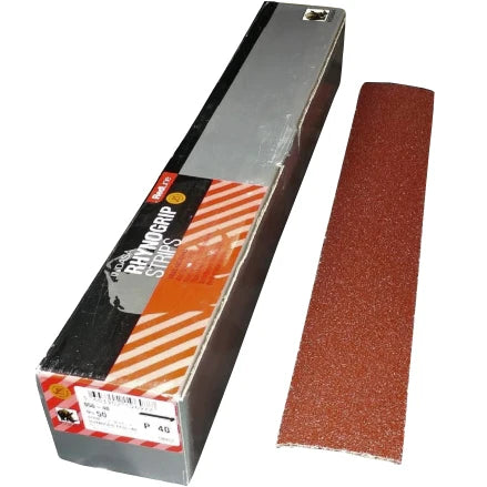 INDASA 2.75" x 16.5" Rhynogrip RedLine Grip Sanding Board Strips