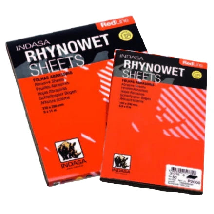 INDASA RedLine Rhynowet Wet & Dry Sanding Sheets, 6 & 7 Series