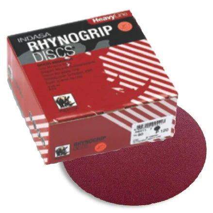INDASA 8" Rhynogrip HeavyLine Solid Sanding Discs, 820-E Series