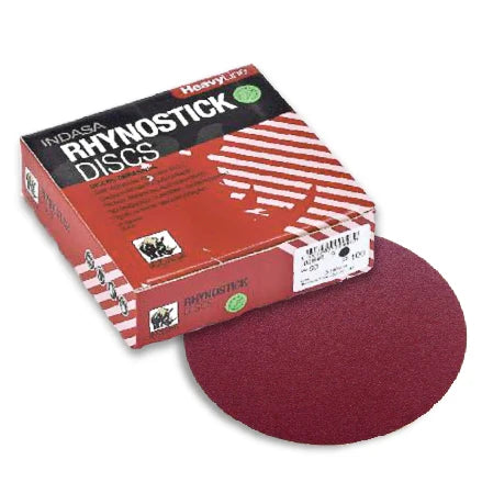 INDASA 6" Rhynostick HeavyLine Solid PSA Sanding Discs, 600-E Series