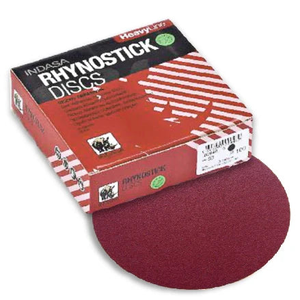 INDASA 8" Rhynostick HeavyLine Solid PSA Sanding Discs, 800-E Series