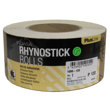 INDASA 2.75" Rhynostick PlusLine PSA Long Board Sanding Rolls, 1096 Series