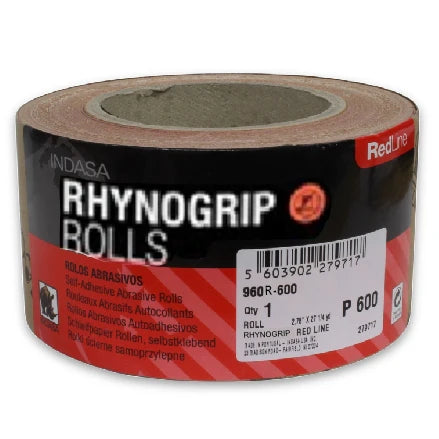 INDASA 2.75" Rhynogrip RedLine Grip Sanding Rolls, 950-R Series