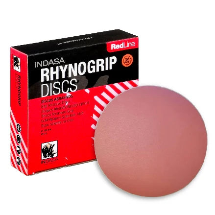 INDASA 5" Rhynogrip RedLine Solid Sanding Discs, 510 Series
