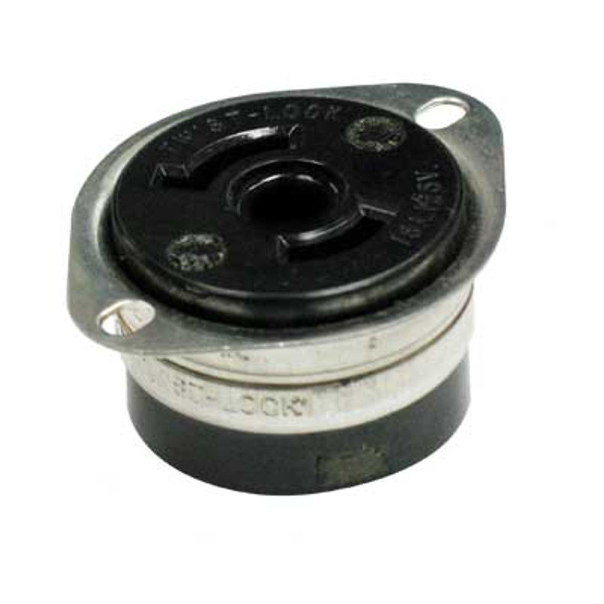 Pirate Brand - KEY HOUSTON Style, Female Twist-Lock Connector, Flush Mount, 2 Prong