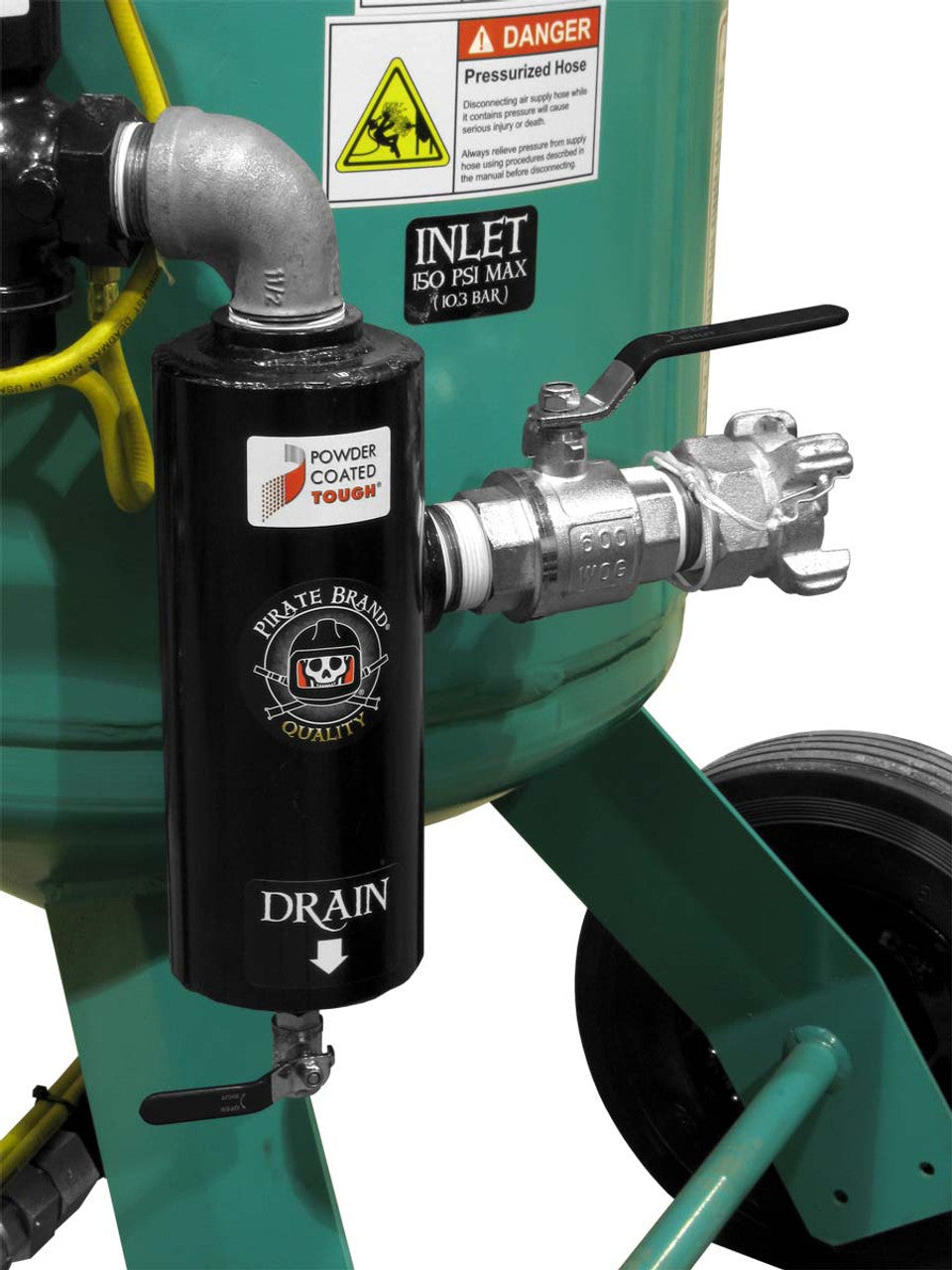 Pirate Brand - Moisture Separator Kit for 3 cu ft C-Series Blasters (Customer Installed)