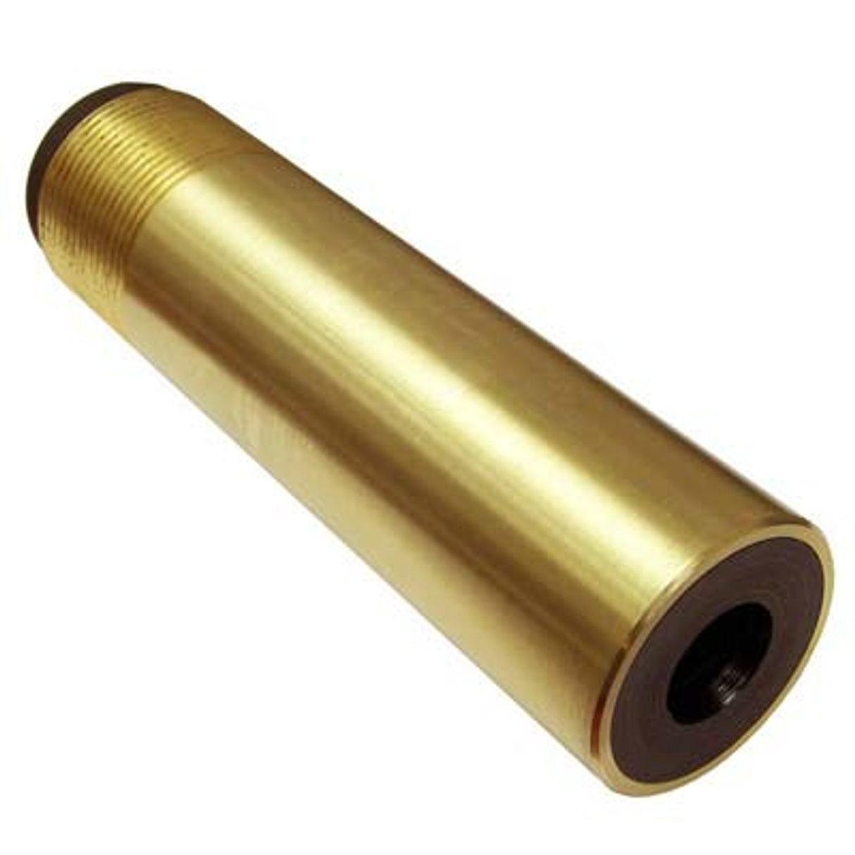 Pirate Brand - Nozzle, Tungsten Carbide, Long Venturi, 1-1/4" Entry, 1-1/4" Thread, Brass Jacket