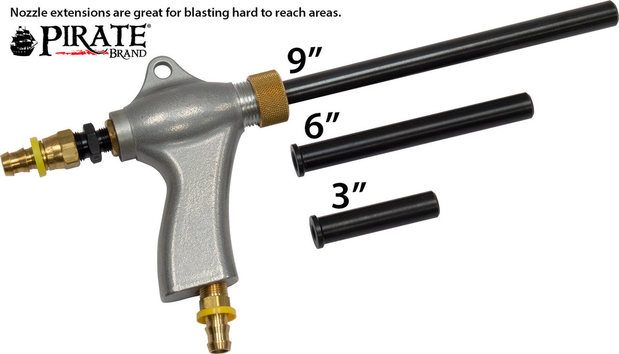 Pirate Brand - Nozzle, Extension, Heat Treated Steel (Various Options)