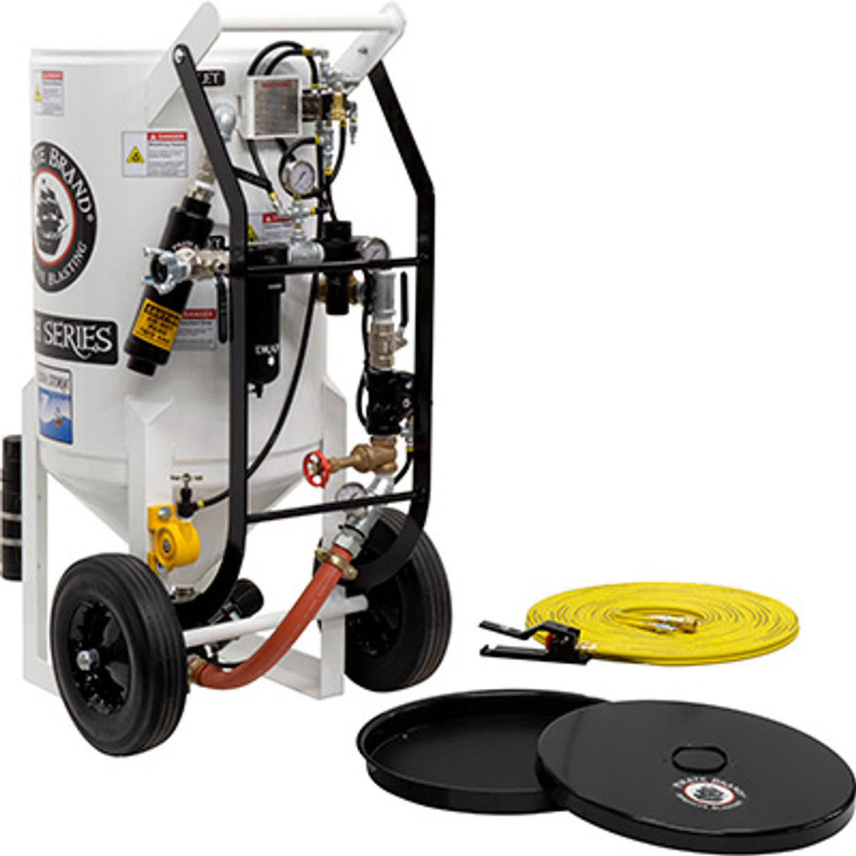 Pirate Brand, SODA STORM Series, 6.5 cu ft., Blast Pot, Portable, Pressure HOLD System, Pneumatic Controls (without blast hose and nozzle)