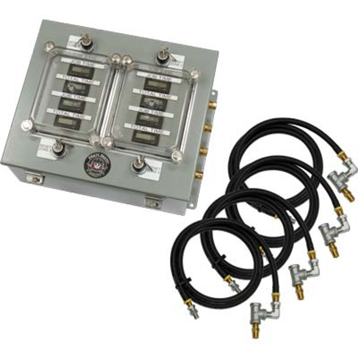 Pirate Brand - Schmidt Mfg Style, Four Outlet Timer Control Box w/ Key Reset For 4 Outlet Blasters