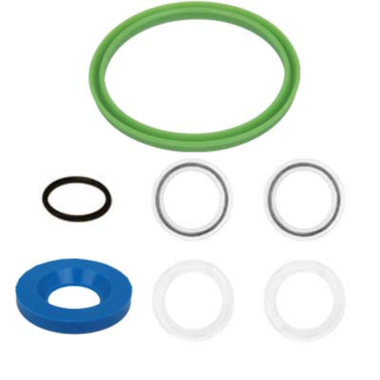 Pirate Brand - Schmidt Mfg Style, APV II Seal Kit, Seals Only, w/Urethane Seat, Includes # 8, (2)13, (2)15, 17 & 19