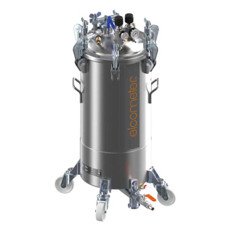Sagola P60B Wheel Mounted Stainless Steel Pressure Tank With Bottom Outlet; 60L (15.85 US Gal)