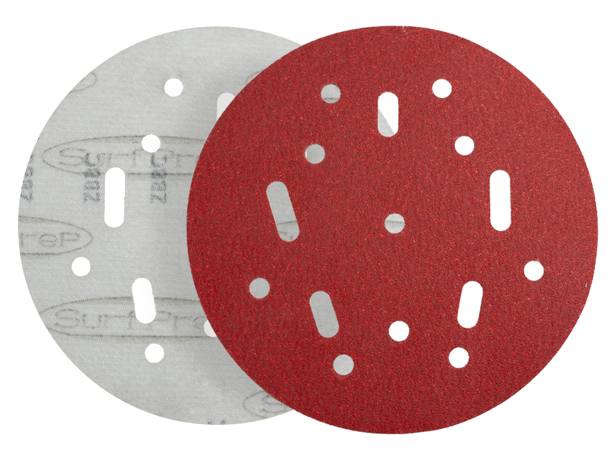 SurfPrep 5″ Red Riptide Paper Abrasive Discs