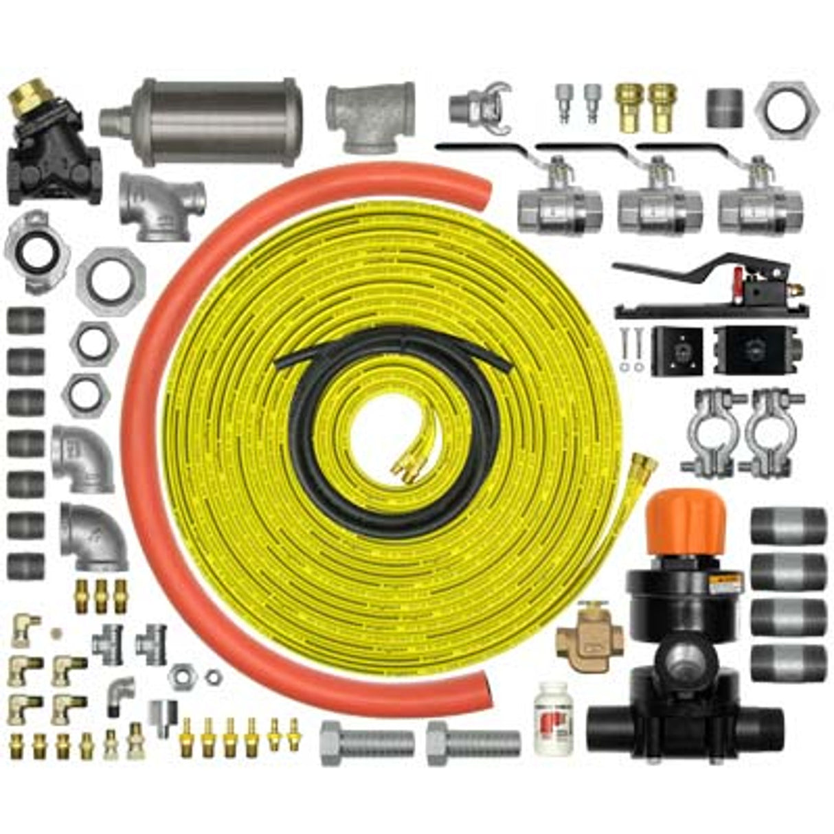 Pirate Brand - Conversion Kit, APV-Urethane Pneumatic Small Blaster Pressure HOLD System
