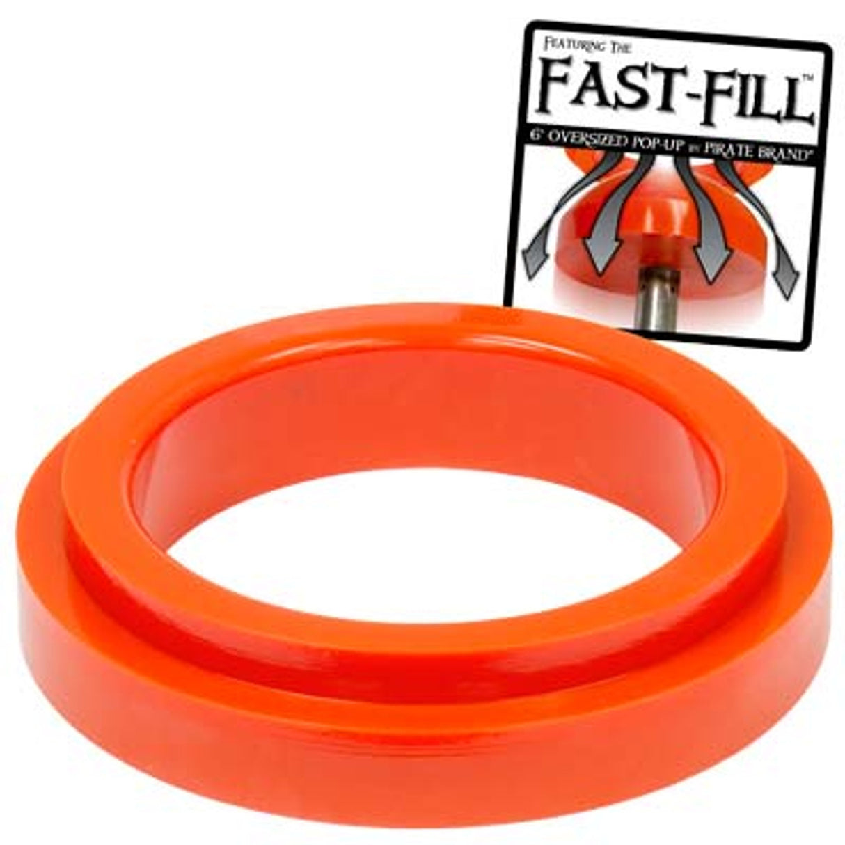 Pirate Brand - GRACO Style, Pop-Up Gasket 6" Fast-Fill™ Skirted