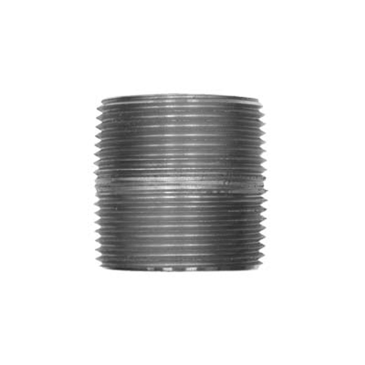 Pirate Brand - Nipple, TBE, Schedule 80, Galv., 1-1/4" x Close