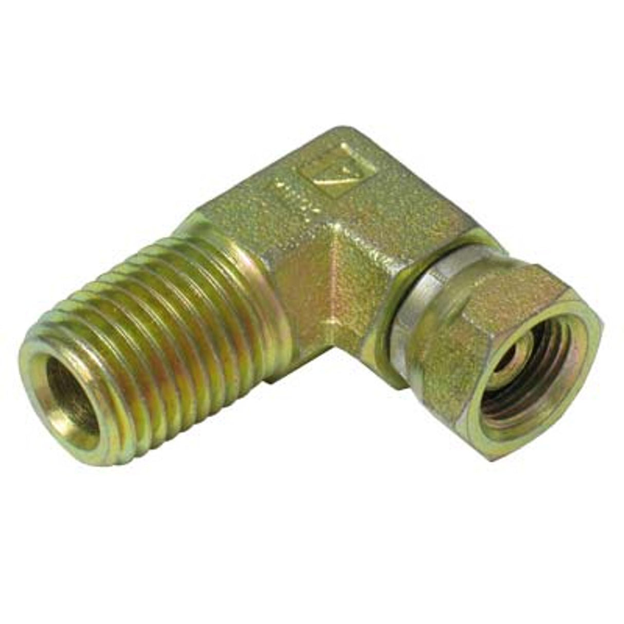 Pirate Brand - Schmidt Mfg Style, Swivel 90°, 1/4" MNPT x 1/8" F