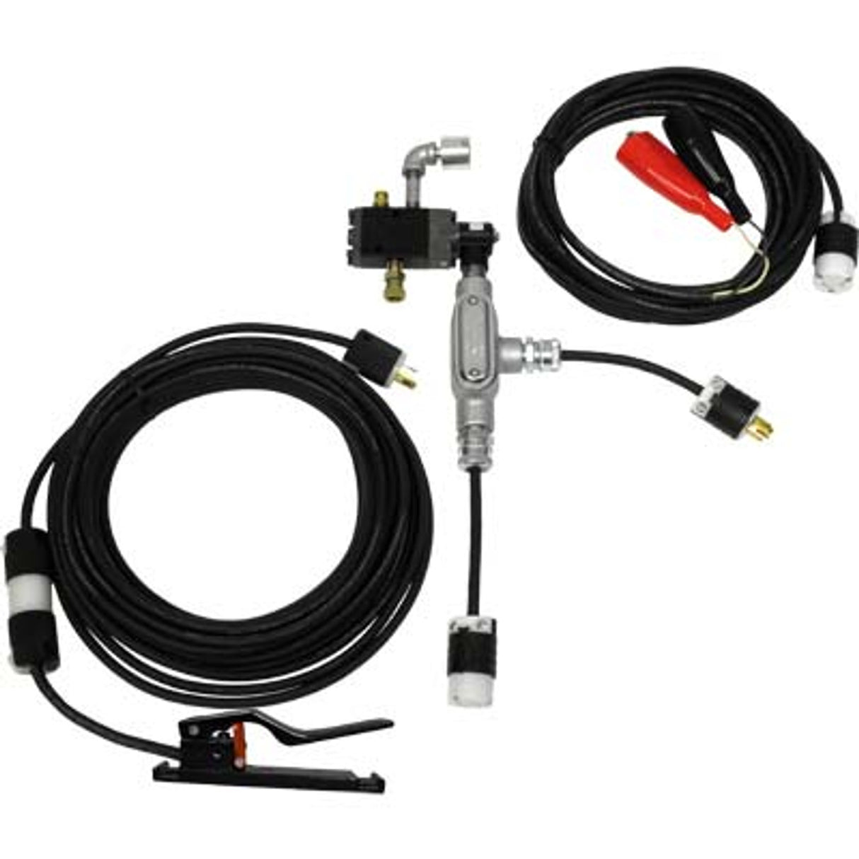 Pirate Brand - Schmidt Mfg Style, Junction Tee Kit, Small & Bulk Blasters, Pressure Hold System, 12VDC, (1) Outlet