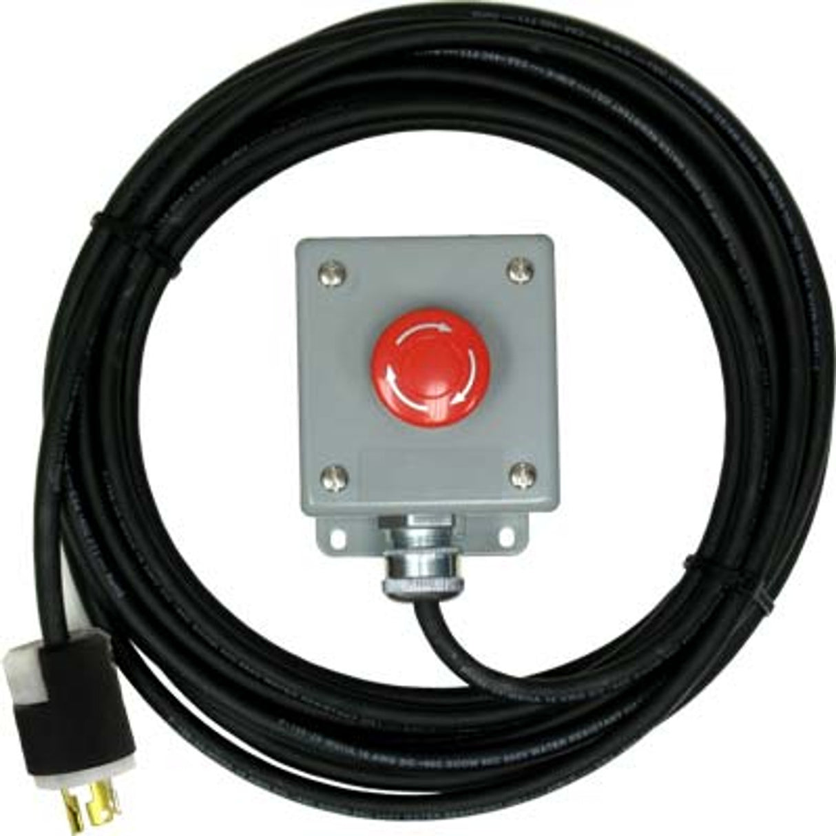 Pirate Brand - Schmidt Mfg Style, Palm Button Operator, 25' Cord, X-Treme Duty™ Urethane Control Cord (Prong Options)