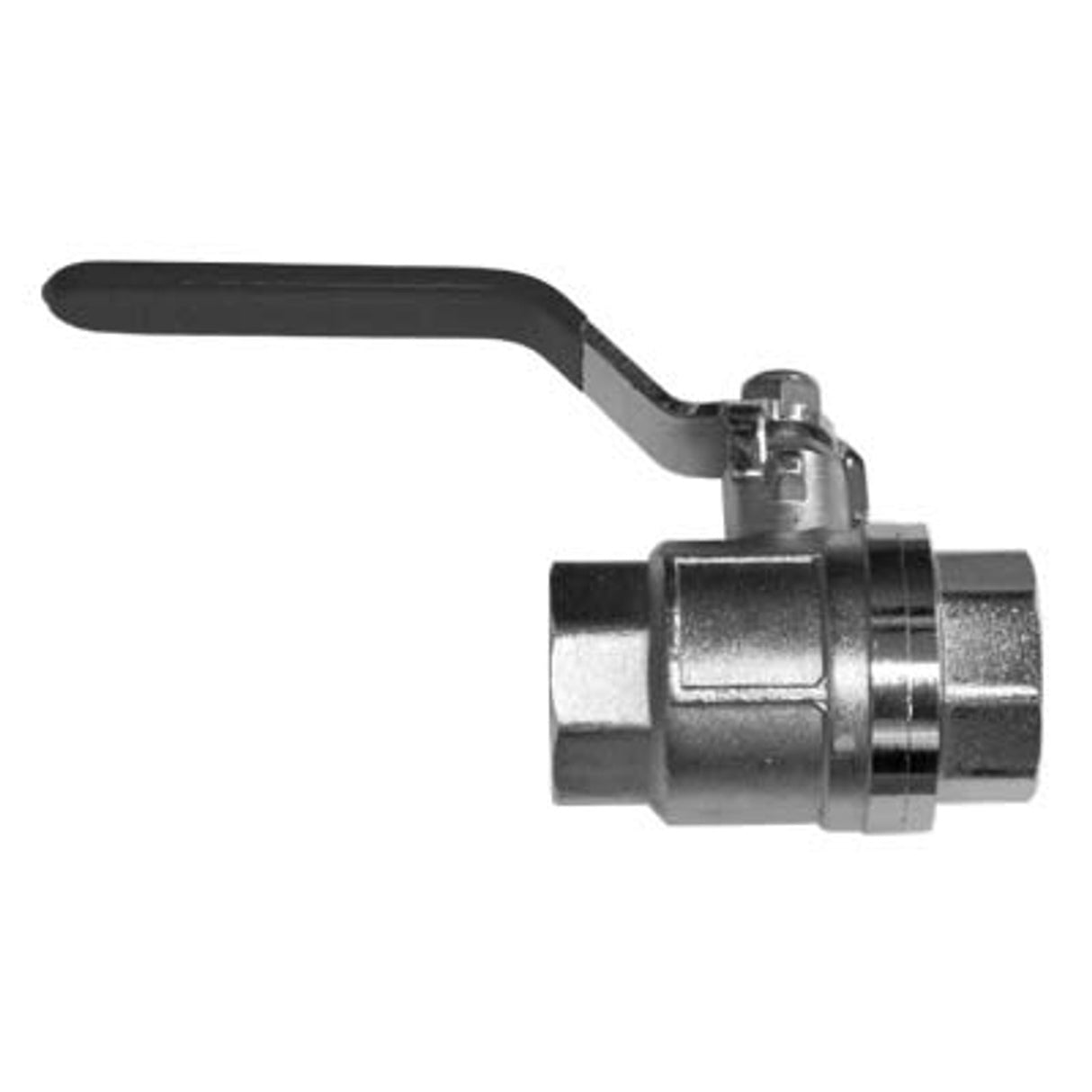 Pirate Brand - PK Lindsay Style, Ball Valve, Full Port, 1/2" NPT, Chrome Plated Brass w/ Nylock Handle Nut