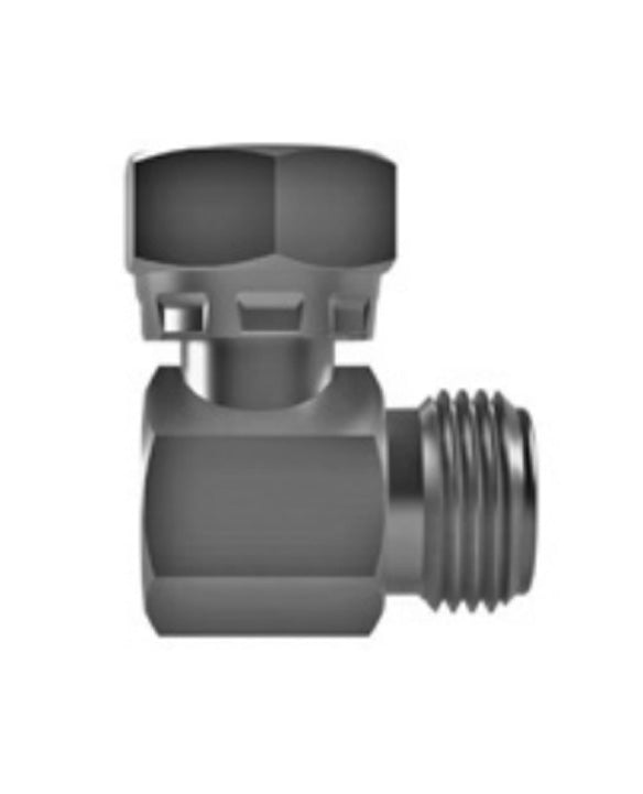 Hosco SST Stainless Steel Fittings and Adaptors, Thread x Thread Elbow, Female Straight x Male Straight 90°