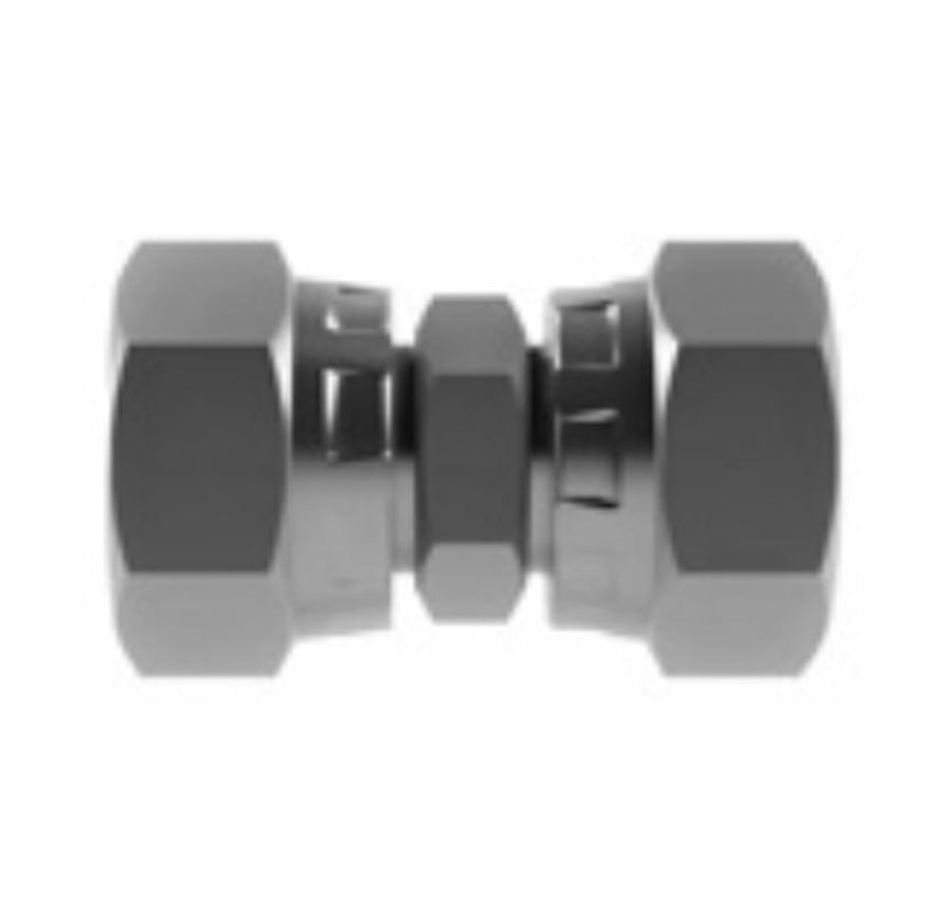 Hosco SST Stainless Steel Fittings and Adaptors, Thread x Thread Straights, Female Straight x Female Straight