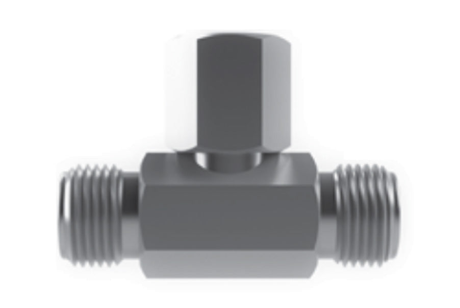 Hosco SST Stainless Steel Fittings and Adaptors, SST Tees, Male Straight X Male Straight X Female Tapered