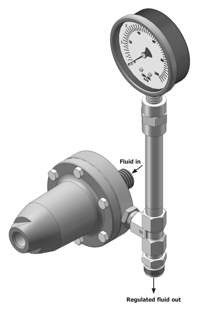 DeVilbiss HGB-609-A Fluid Regulator